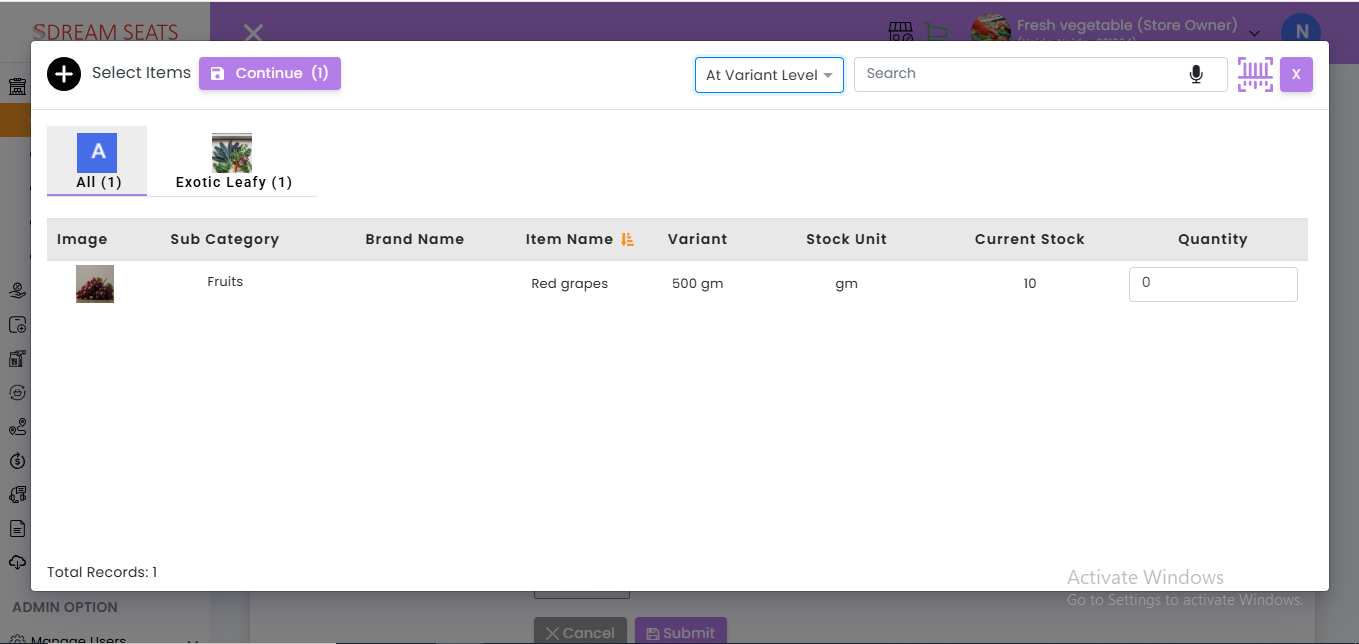 Inventory System
